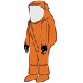 Kappler Zytron 500 NFPA 1990 1994 Class 2 Certified Vapor Total Encapsulating Suit, Orange, 4X Z5H582OR--4X94C2RPBC